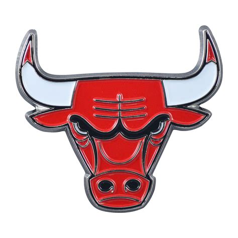 New Nba Chicago Bulls Car Truck Auto 3 D Color Metal Emblem Decal