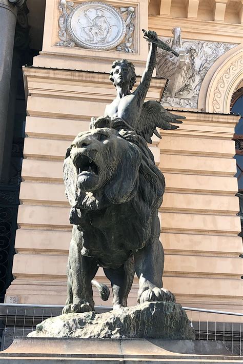 Il Regno Photo Of The Week Winged God Possibly Eros Riding A Lion In The Historic Center Of