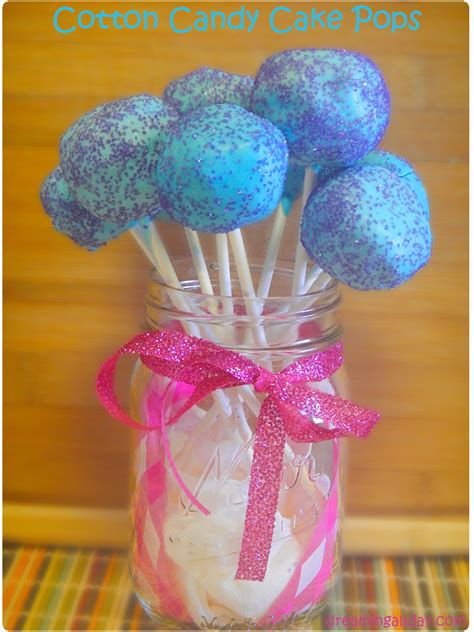 B And A Cotton Candy Cake Pops Dreaming All Day Tested The Cotton