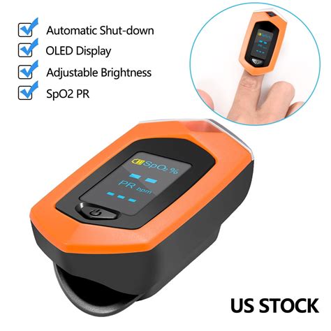 Luxmo Fingertip Pulse Oximeter Blood Oxygen Saturation Monitor With