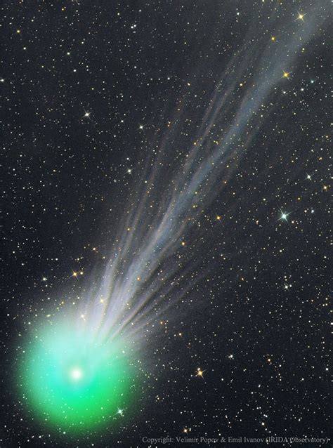 apod 2015 january 21 the complex ion tail of comet lovejoy
