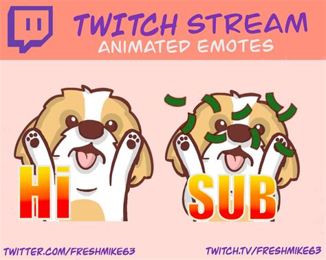 Twitch Animated Emotes Twitch And Discord Cute Emotes Animated