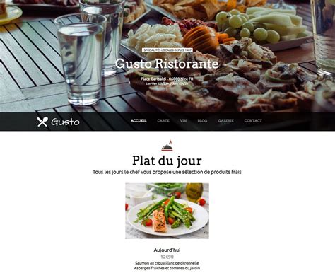 Créer un site web de restaurant  iPaoo