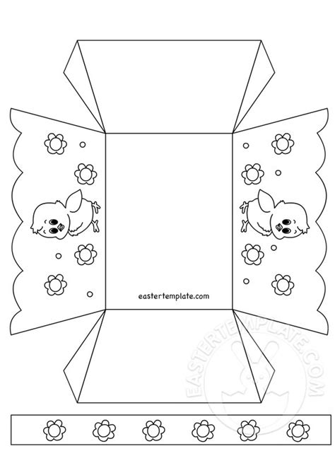 › free printable large easter egg pattern. Paper Easter basket template printable | Easter Template