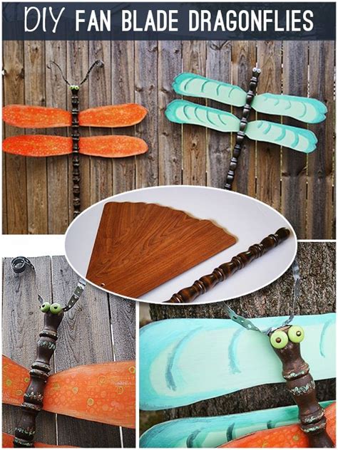 Recycle Fan Blades Diy Pinterest Dragonflies Fan