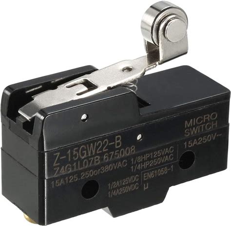 Uxcell Z 15gw22 B 1no 1nc Hinge Roller Lever Micro Action Switch
