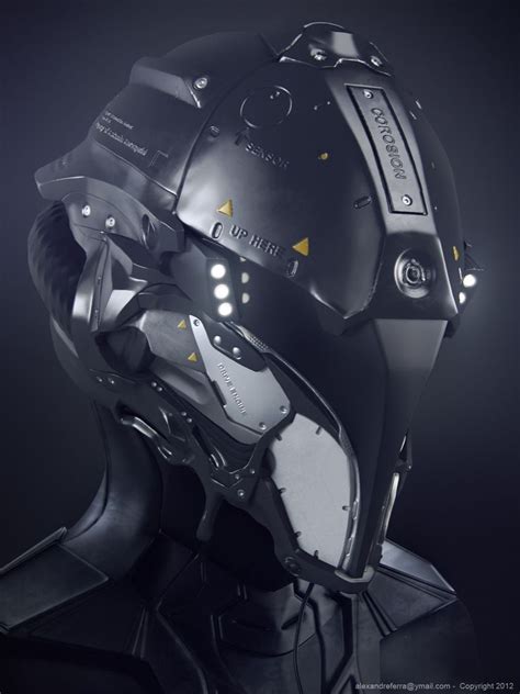 Space Helmet Futuristic Helmet Helmet Concept Helmet