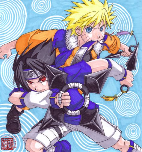 Sasuke And Naruto Commission By Songosai On Deviantart
