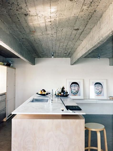 Concrete Ceiling Designs Screaming Industrial Style Contemporary