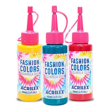 Acrilex Aquarela Silk Fashion Colors 60ml Artzmania