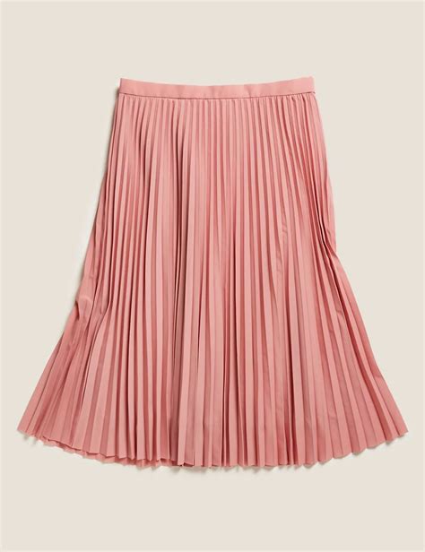 Pleated Circle Midi Skirt Mands Collection Mands