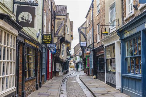 The Shambles A Preserved Medieval Street In York North Yorkshire