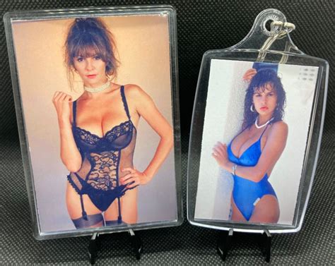 Donna Ewin Page Glamour Model Set Of Jumbo Fridge Magnet And