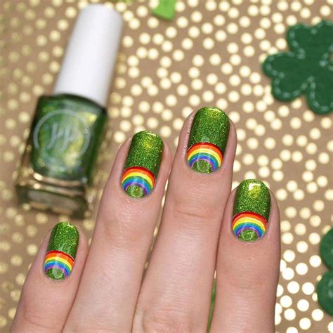 Wonderful Ideas For Your St Patricks Day Nails Beautiful Designs In