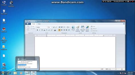 How To Save The Wordpad File Youtube