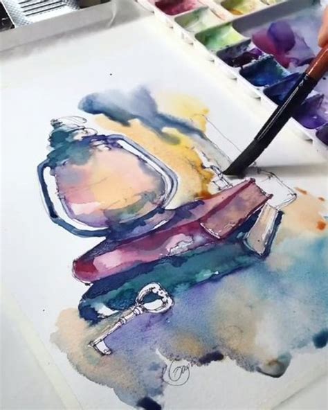 Watercolor Illustrations 🎨 On Instagram “🎨 Watercolorist Xtina