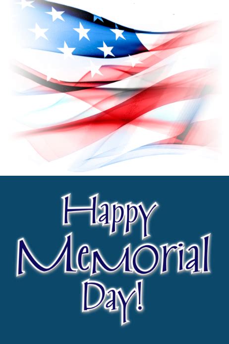 Happy Memorial Day Template Postermywall