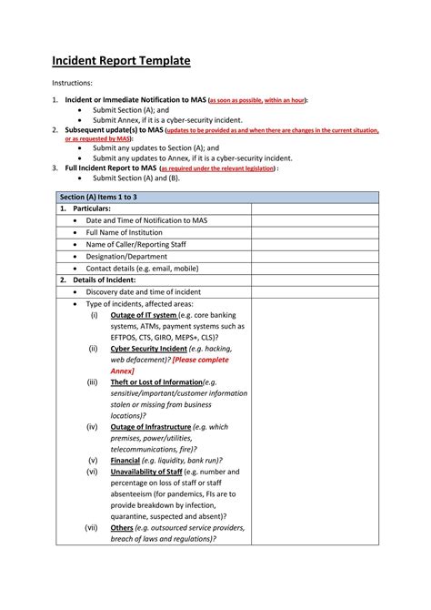 21 Free 13 Free Incident Report Templates Word Excel Formats