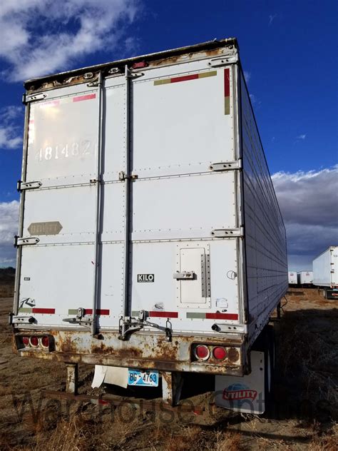 Sold 48 Foot 1986 Utility Refer Semi Trailer 5000 Warehouse