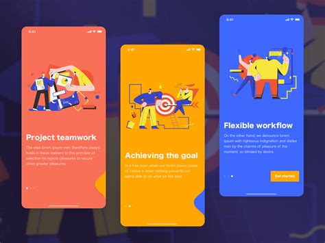Collaboration App Onboarding By Andrii Teslia On Dribbble