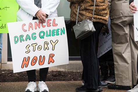 Drag Queen Story Hour Causes Protest Police Presence At Library