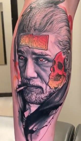 Best 35 Sons Of Anarchy Fan Tattoos Nsf Music Magazine Sons Of