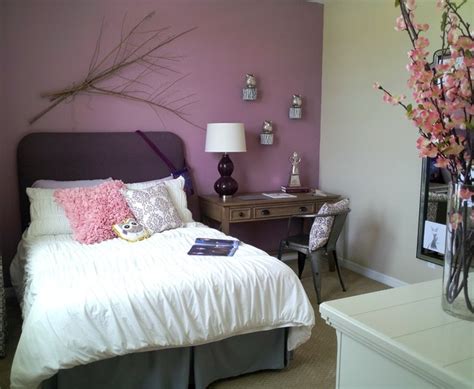 Bedroom In Thistle Purple And Agreeable Gray Interiors By Color