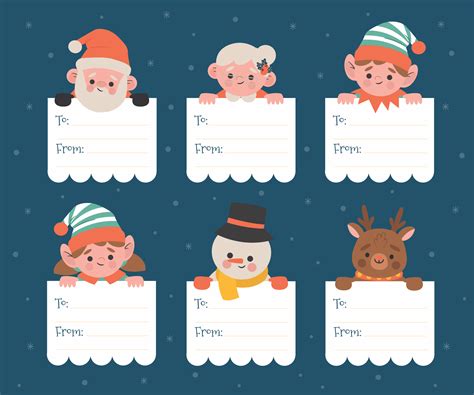 Best Free Printable Christmas Label Templates Pdf For Free At Printablee
