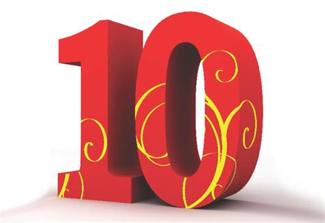 10 (ten) is an even natural number following 9 and preceding 11. Just a Little Muchier Muchness: 31 for 21: Happy 10th ...