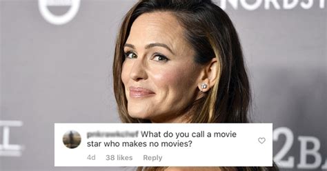 Jennifer Garner Responds To Troll Who Calls Her A ‘movie Star Who Makes No Movies’