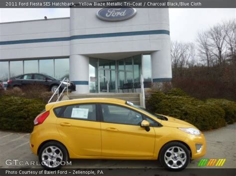 See the list of 2011 ford fiesta interior features that comes standard for the available trims / styles. Yellow Blaze Metallic Tri-Coat - 2011 Ford Fiesta SES ...