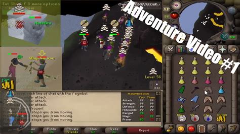 Osrs Max Main Adventure Video Pking Staking Deep Wilderness Clans