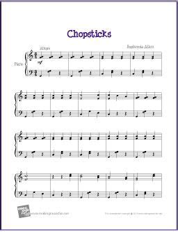 Maybe you would like to learn more about one of these? Chopsticks | Free Sheet Music for Intermediate Piano - http://makingmusicfun.net/htm/f_printit ...