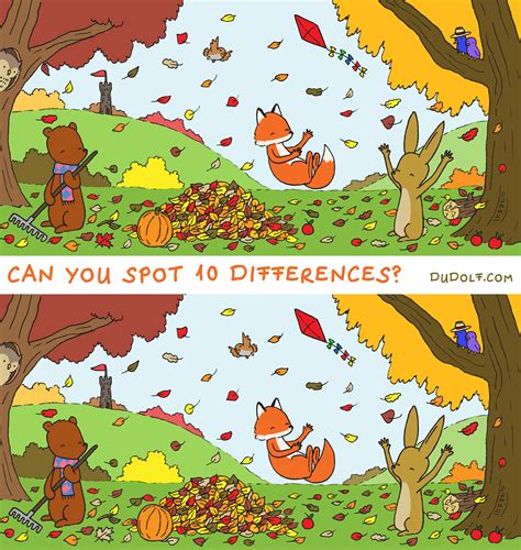 Can You Spot 10 Differences