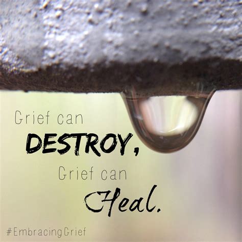 Grief Can Destroy Grief Can Heal Knitting Soul