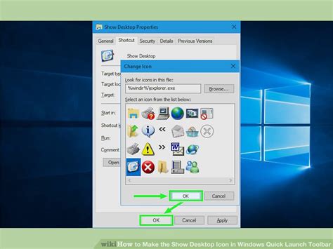 How To Make The Show Desktop Icon In Windows Quick Launch Toolbar