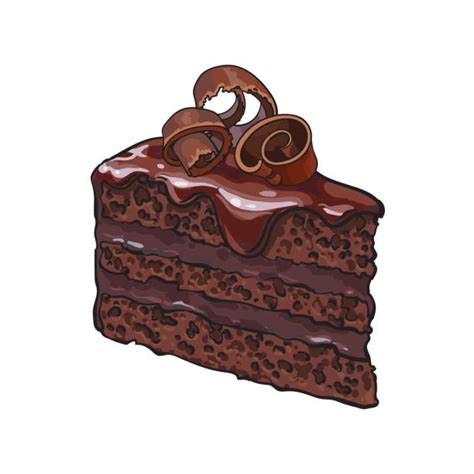 Photos may not be an exact representation of the product. Kuchenstück Stock-Vektoren und -Grafiken - iStock