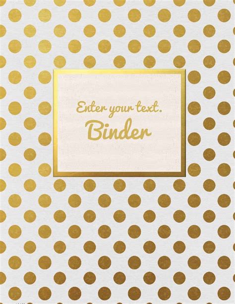 Free Editable Binder Cover Templates Master Template