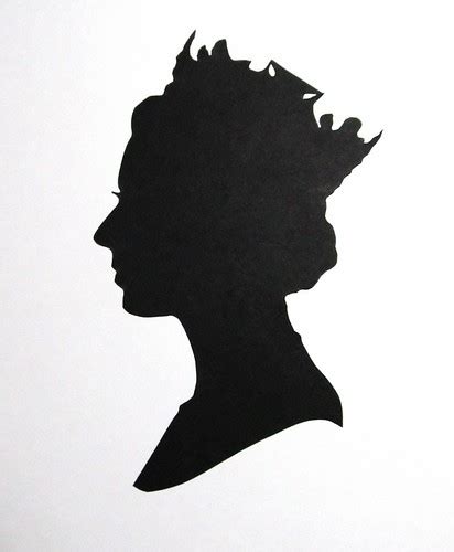 Queen Elizabeth Silhouette