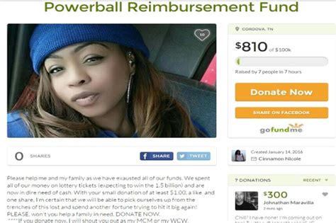 Woman Starts Gofundme After Losing Powerball Uncategorized
