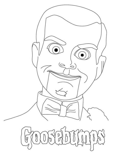 Goosebumps Character Coloring Pages Goosebumps Is A Very My Xxx Hot Girl