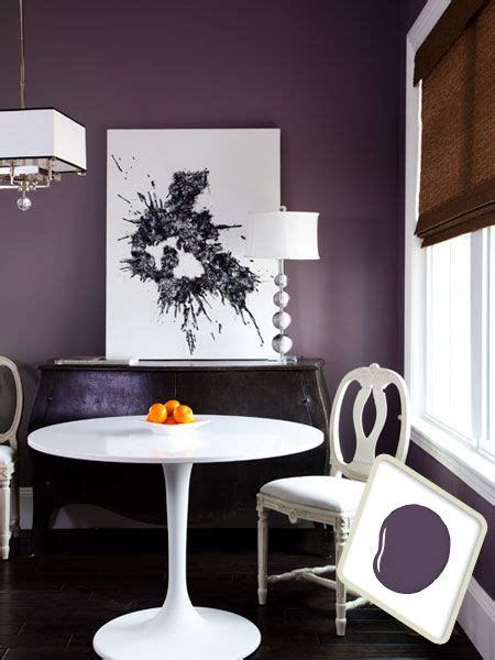 Best Colors For Dining Room Drama Purple Dining Room Dining Room