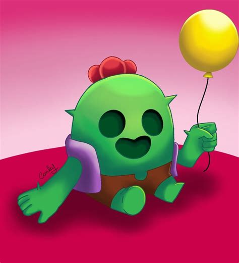 ⚫imagenes de brawl stars⚫ fan arts. Spike Brawl Stars FanArt by Canley☆ | Arte de jogos ...