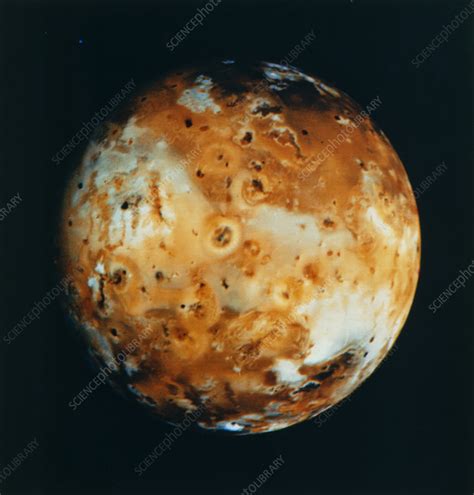 Voyager 1 Composite Image Of Jupiters Moon Io Stock Image R380