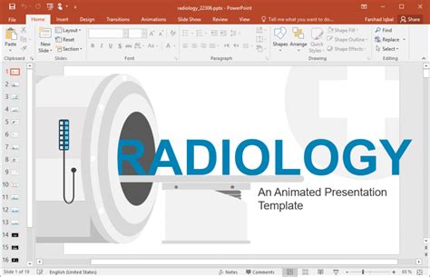 Animated Radiology Powerpoint Template