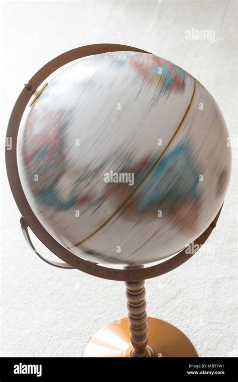 Spinning Globe Map Hi Res Stock Photography And Images Alamy