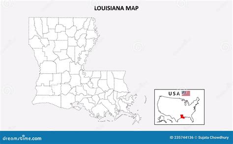 Louisiana Map State And District Map Of Louisiana Political Map Of