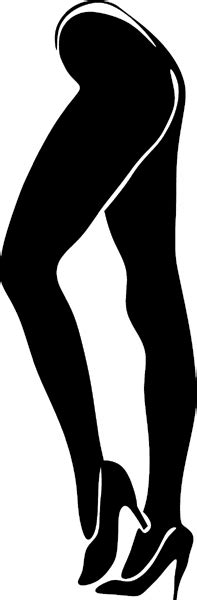 General Decals Legs Sexy Woman Legs Silhouette