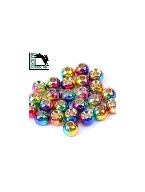 Hareline Multi Hued Rainbow Bead Heads