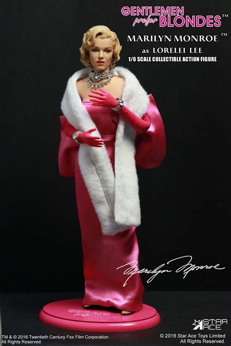 Marilyn Monroe Lorelei Lee Pink Dress Version 16 Action Figure 12″ Star Ace Toys Edicollector